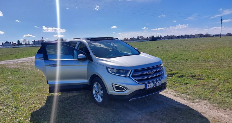 Ford EDGE cena 79500 przebieg: 101000, rok produkcji 2017 z Warszawa małe 46